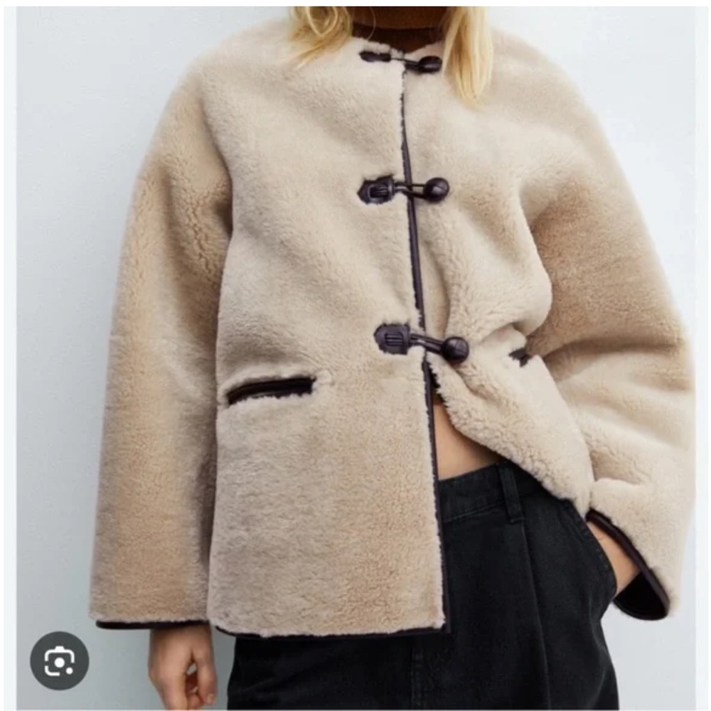 Mango Shearling Jacket